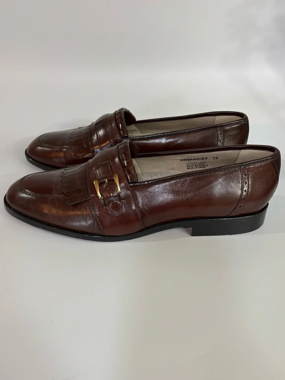Stacy Adam’s Brown Leather Loafers Size 12 La Salle